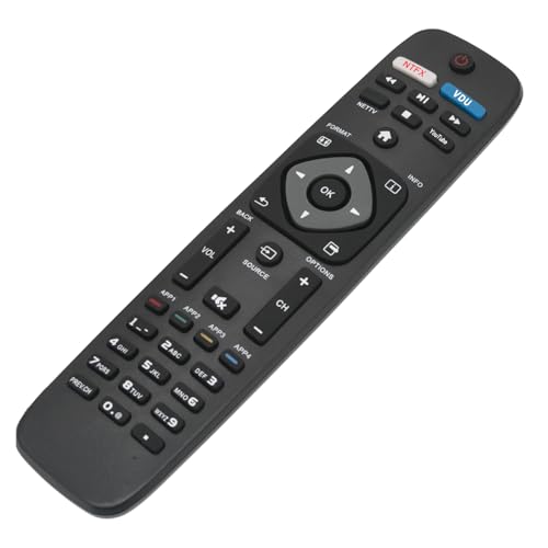 WINFLIKE Smart TV Remote Control Replace NH500UP Fit for Philips Smart LED LCD HDTV TV with Vudu YouTube APP Keys 32PFL4902/F7 40PFL4901/F7 55PFL6902/F7 50PFL5601/F7 65PFL5602/F7 43PFL4901/F7 - Image 4