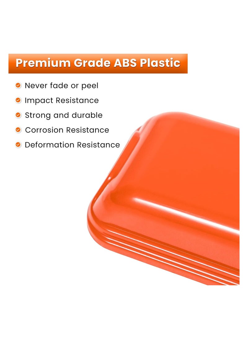 Bukela Exterior Hood Bonnet Cover Trim for Jeep Wrangler JL JLU Sports Sahara Freedom Rubicon Unlimited Gladiator JT 2018-2022 2-Door 4-Door (Orange, 2 Pieces) - Image 4