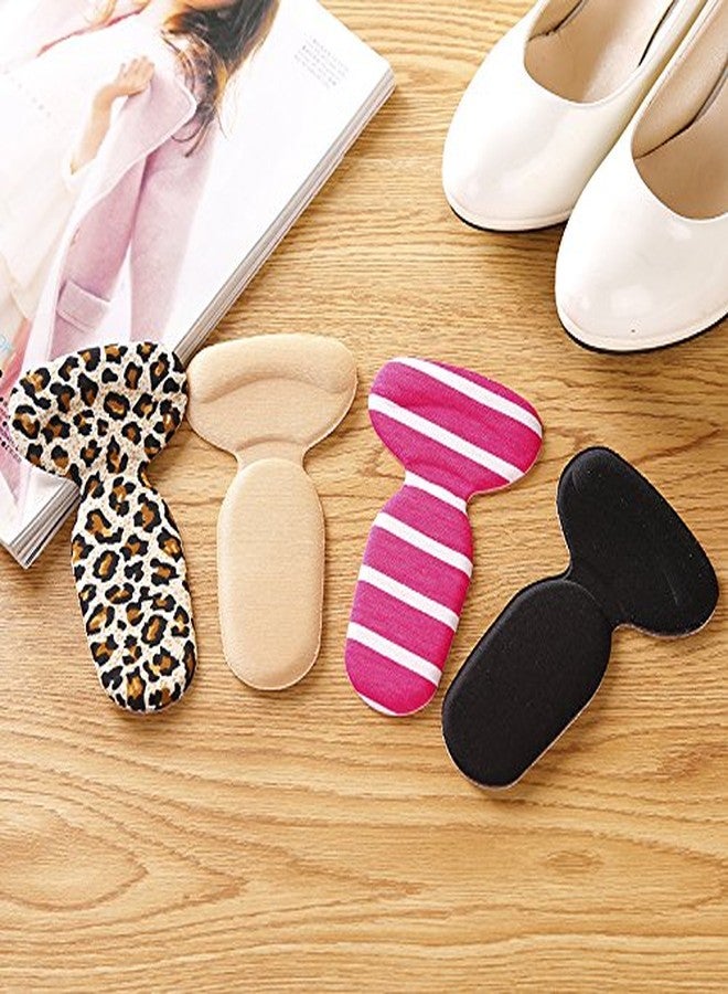 Aeoss Soft Heel Lining Comfort Grips Silicone Insert Heel Lining Comfort Grips High Heels Pads Foot Care Accessories (Set Of 1 Pair) (Pink) - Image 2