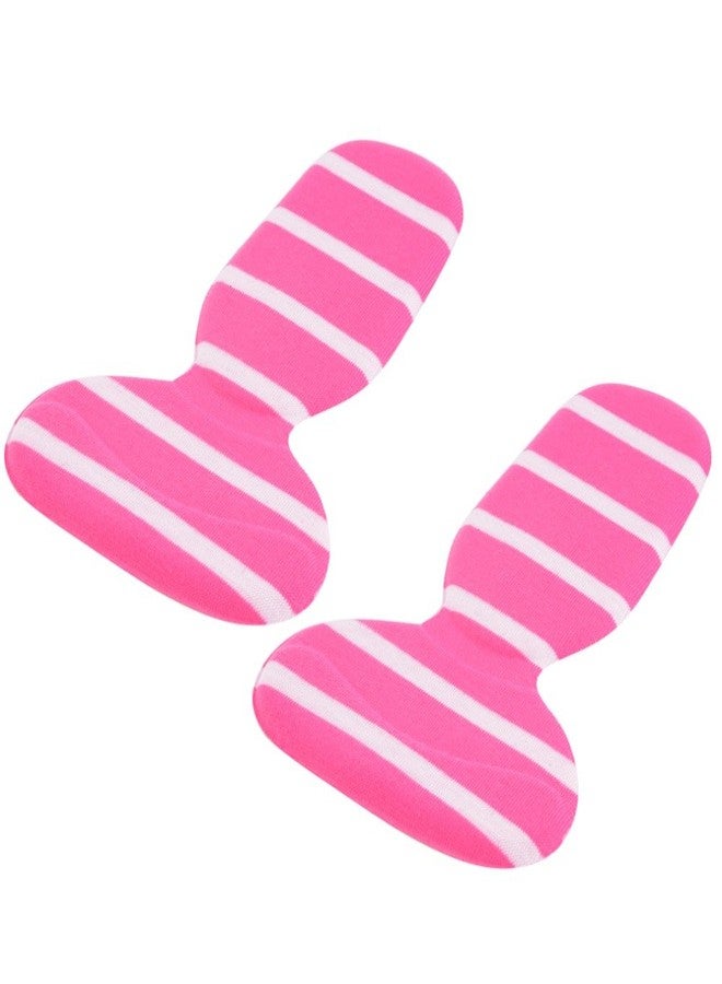 Aeoss Soft Heel Lining Comfort Grips Silicone Insert Heel Lining Comfort Grips High Heels Pads Foot Care Accessories (Set Of 1 Pair) (Pink) - Image 1