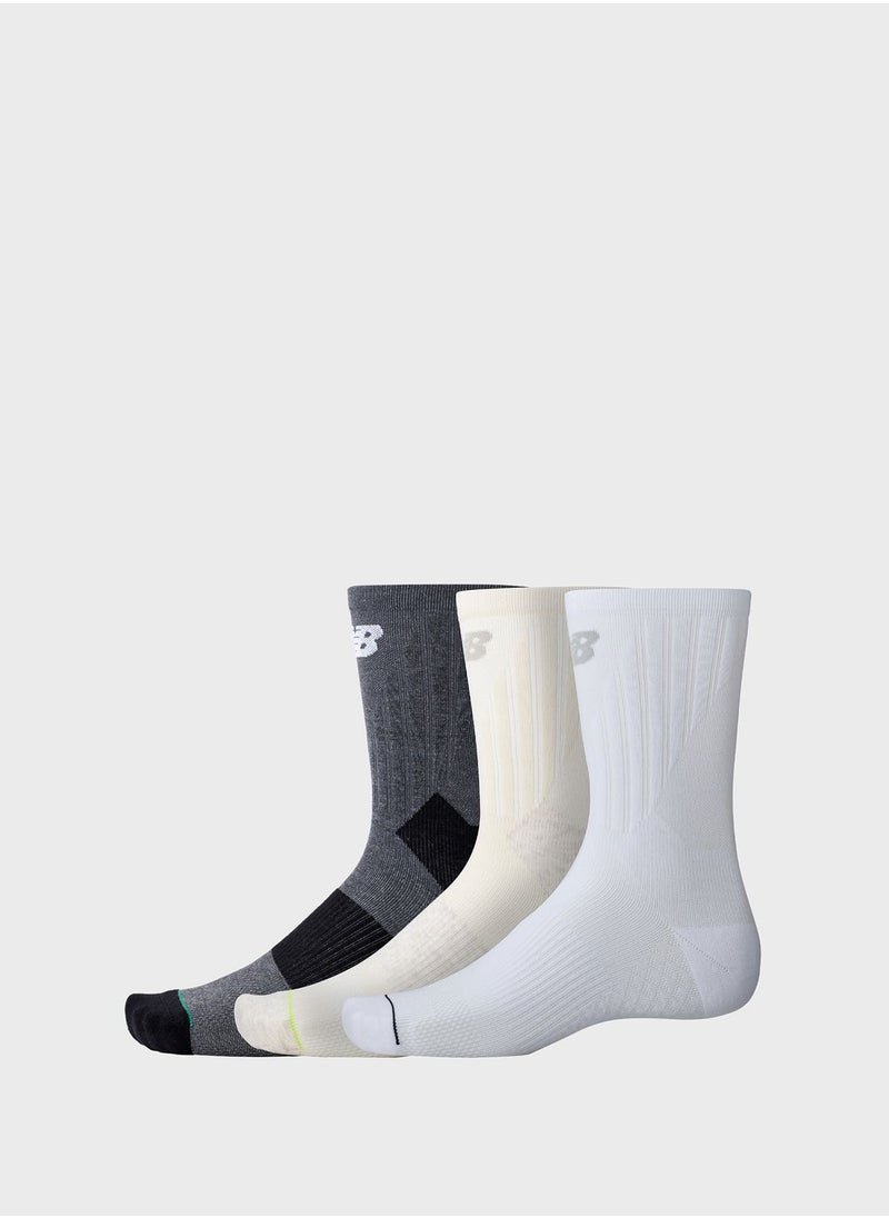 New Balance - 3 Pack Running Repreve Midcalf Socks - Image 1
