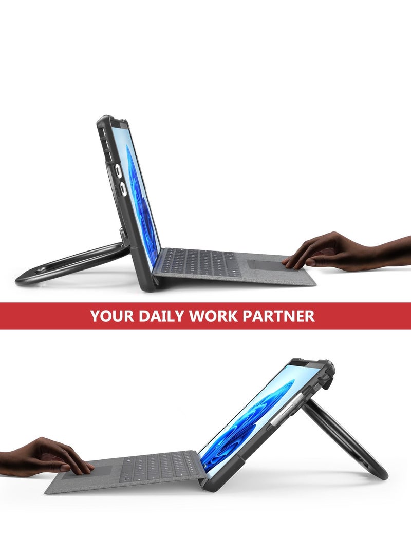 GULFLINK Back Cover Protect Case for Microsoft Surface Pro 9 13 inch Red - Image 5