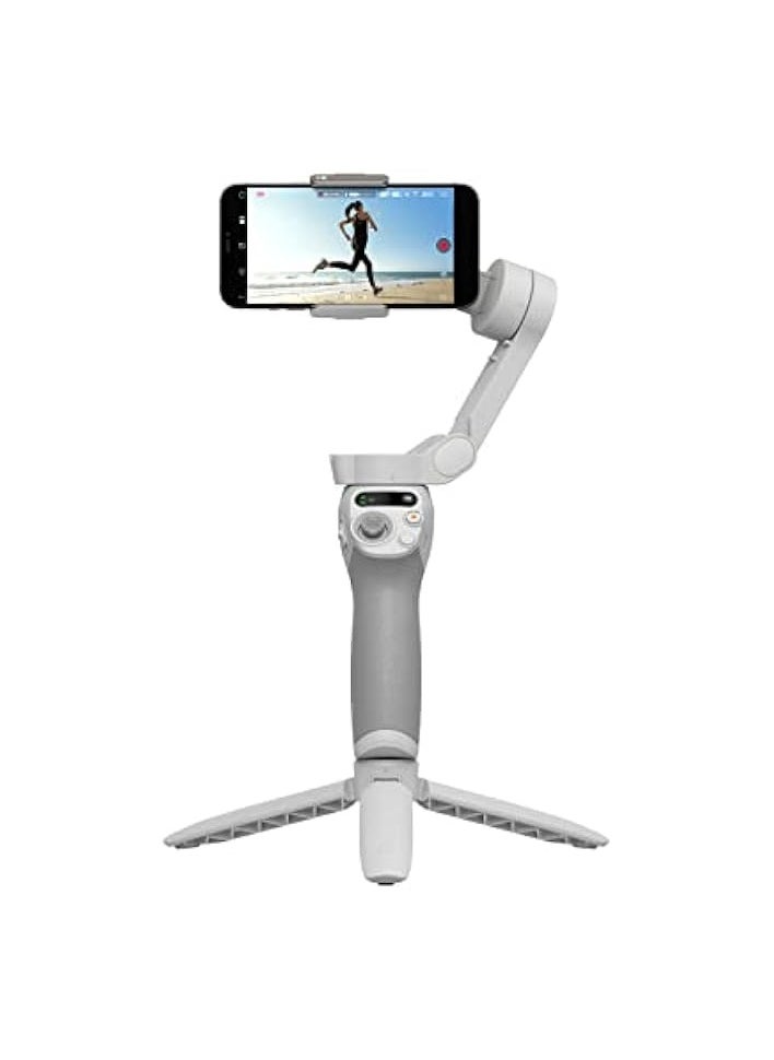 PROMASS DJI OSMO Mobile SE Intelligent Gimbal, 3-Axis Phone Gimbal, Android and iPhone Gimbal, Vlogging Stabilizer YouTube and TikTok Videos, UAE Version. 