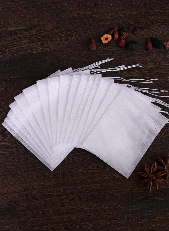 BF HOME 100 Pieces Fabrics Tea Infuser Filter Tea Spice Bags 7*9cm  - Image 3