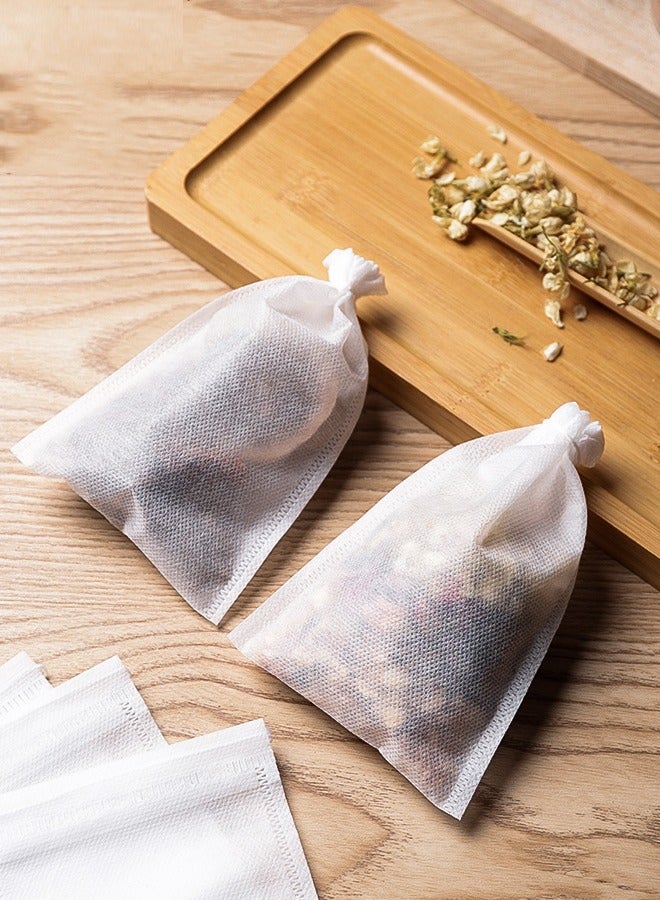 BF HOME 100 Pieces Fabrics Tea Infuser Filter Tea Spice Bags 7*9cm  - Image 2