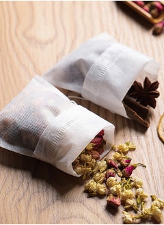 BF HOME 100 Pieces Fabrics Tea Infuser Filter Tea Spice Bags 7*9cm  - Image 5
