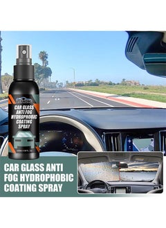 RAYHONG Car Glass Anti Fog Hydrophobic Coating Spray, Waterproof Anti Fog Spray, Automobile Glass Anti Fog Spray, Anti Fog Car Glass Cleaner, Anti Fog Spray for Glasses, Car Glass Antifog Hydrophobic Coating Spray 100ml  - Image 2