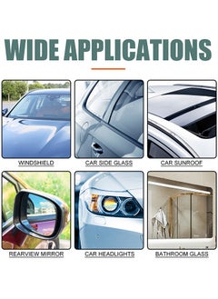 RAYHONG Car Glass Anti Fog Hydrophobic Coating Spray, Waterproof Anti Fog Spray, Automobile Glass Anti Fog Spray, Anti Fog Car Glass Cleaner, Anti Fog Spray for Glasses, Car Glass Antifog Hydrophobic Coating Spray 100ml  - Image 5