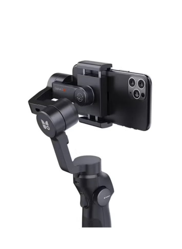 TIGER Capture 2S 3-Axis Handheld Gimbal Stabilizer – Bluetooth Connection, Focus Pull, Zoom Control for Smartphone, Smooth Video Recording, Live Streaming, Perfect for Vlogging, Filmmaking, and Content Creation  - Image 4