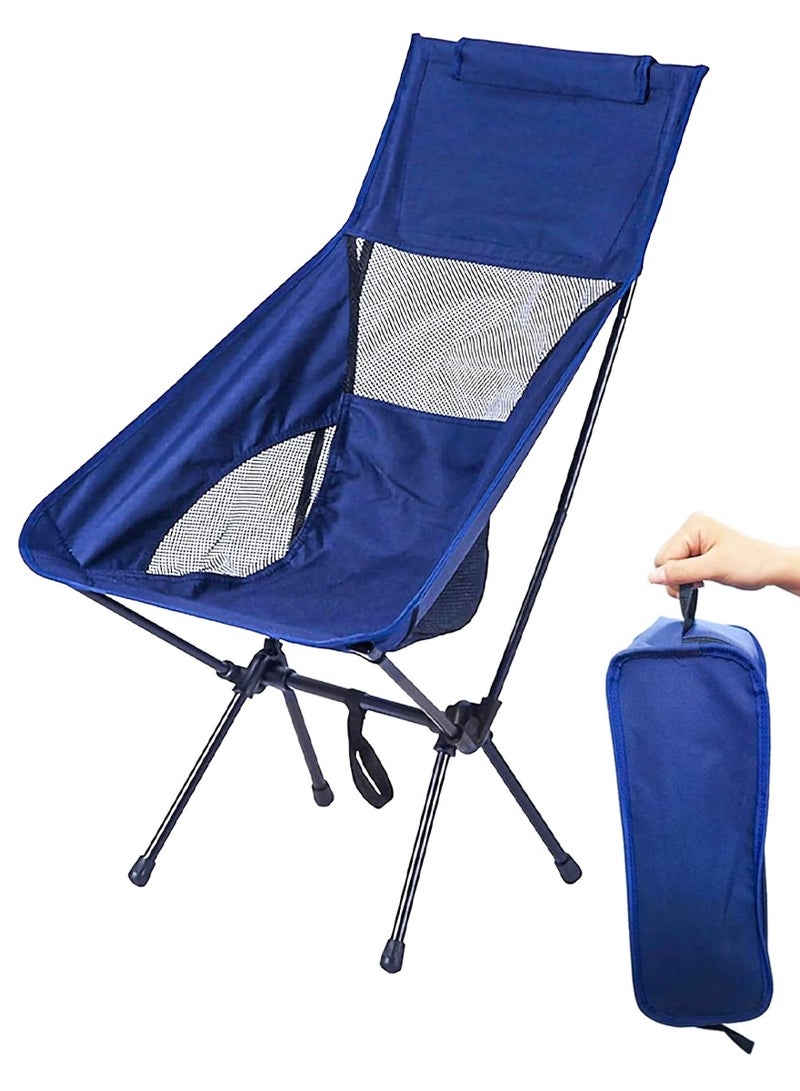 New Outdoor Folding Chair with Carrying Bag Ideal For Camping, Trips, Picnic, Beach, Garden, Hiking - Outdoor Seating Chairs - Portable Folding Chair Compact and Lightweight for Backpacking Outdoors  - Image 1