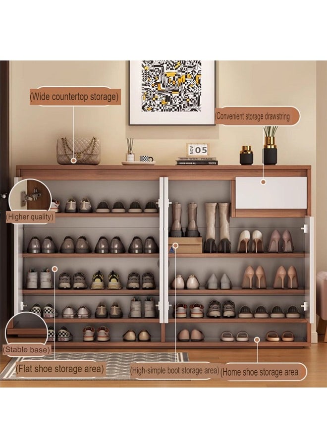 keke Luxury Multifunctional Entryway Shoe Cabinet & Drawer Storage 140 CM  - Image 3