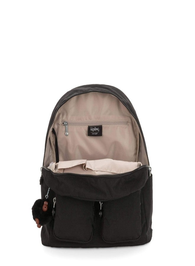 KIPLING KIPLING Kipling Fiona Medium Backpack Black Tonal - Image 3