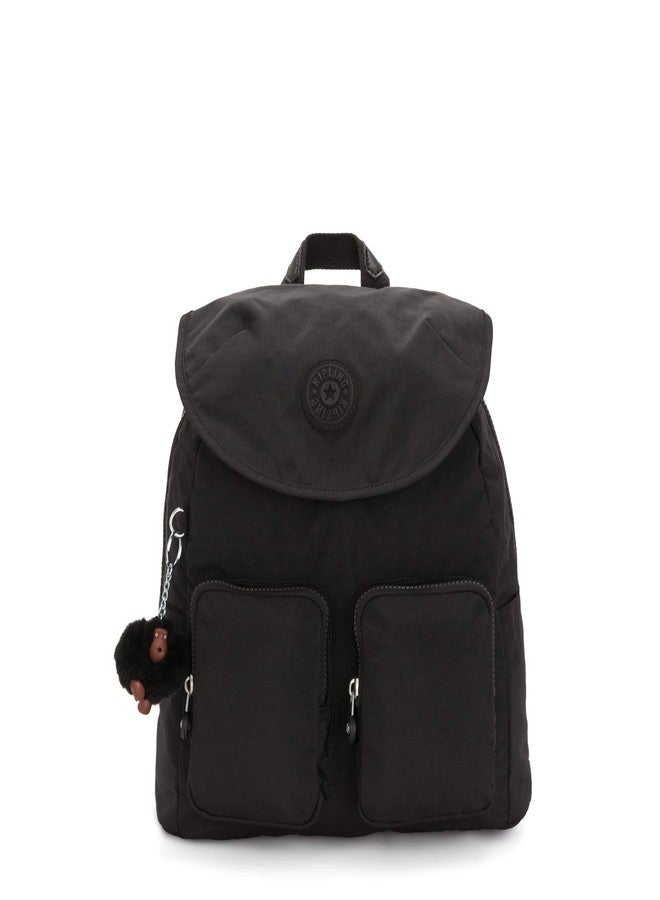 KIPLING KIPLING Kipling Fiona Medium Backpack Black Tonal - Image 1