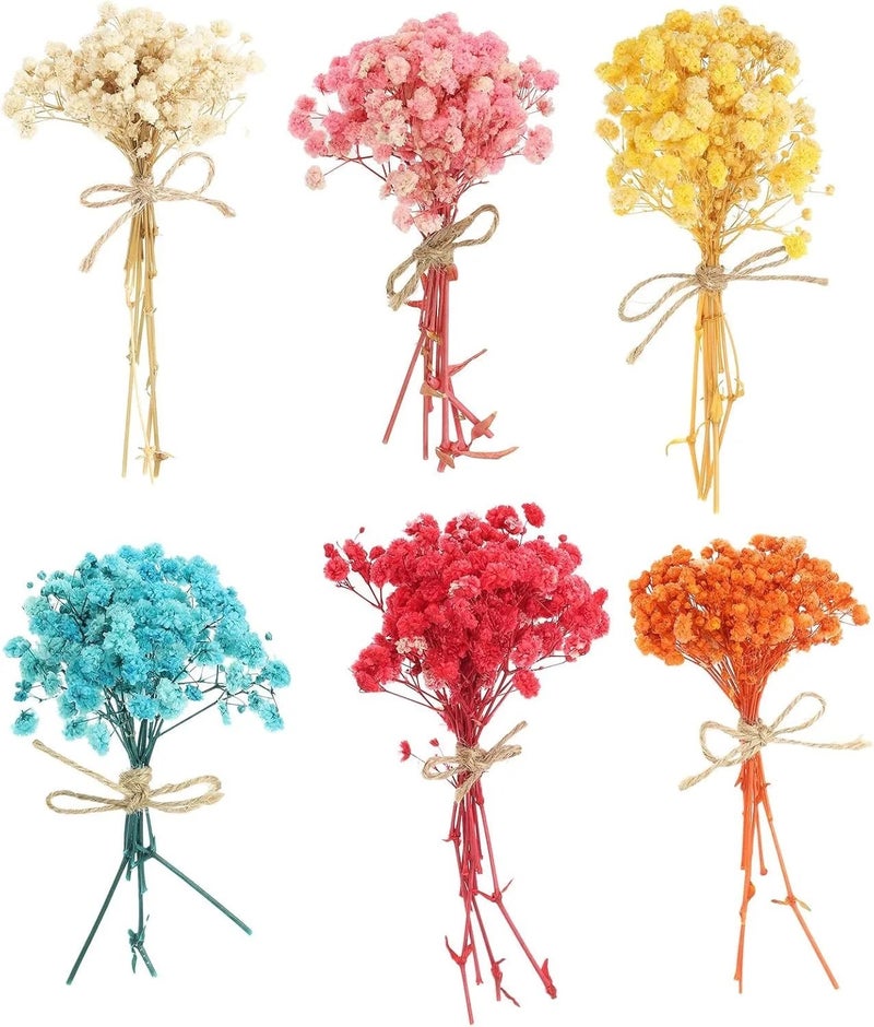 Bluejw Modern Minimalist Aromatherapy Dried Flower Bouquet – Mini Crafted Dried Plants for Vase Home Decor, Wedding Bride’s Bouquet, and Thoughtful Gift - Image 1