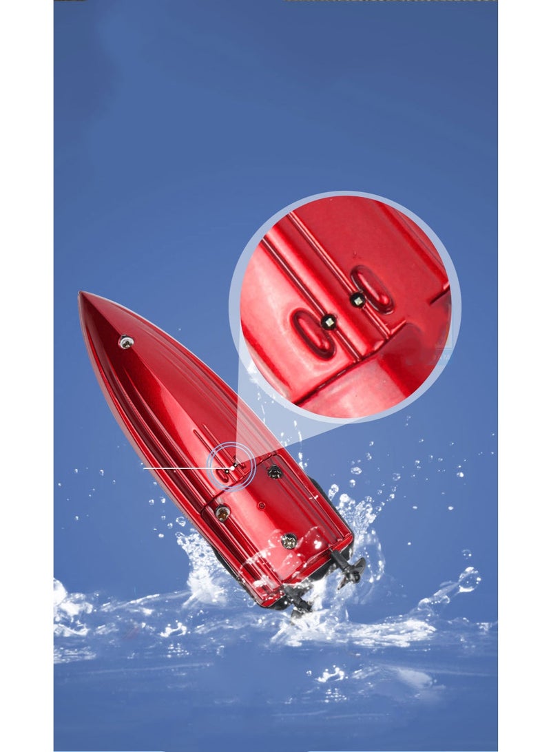 HALAMODO 【Mini RC Boat】Wireless Remote Control Speed Boat Auto-Flipping Toy Ship | For Kids Aged 6+ | Dual Motor Powerful Drive | 2.4G Anti-Interference Signal | Waterproof Sealed Structure | Premium Car Paint With UV Coating | 15-Min Charge For 12-Min Play | 20M Control Range | Compact For Bathtub/Kiddie Pool | Auto Power-On Safety Design | Low Battery Indicator - Image 4