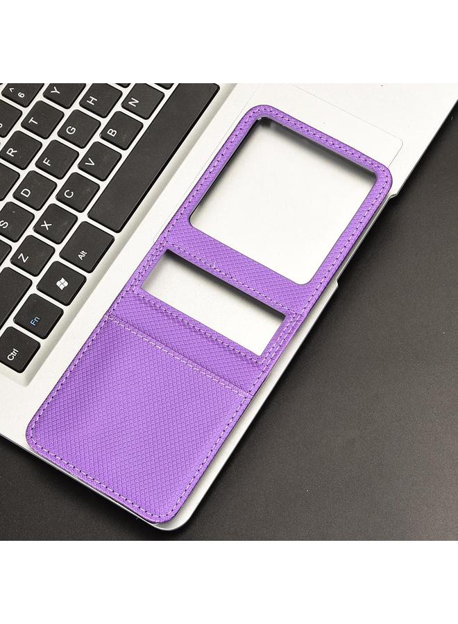 اس-توب جراب هاتف Infinix Zero Flip مصنوع من الجلد بتصميم ماسي - Image 2