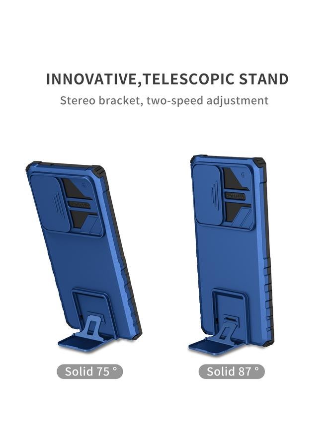 اس-توب جراب لهاتف Samsung Galaxy S23 Ultra 5G مع حامل مجسم وغطاء منزلق للكاميرا - Image 2