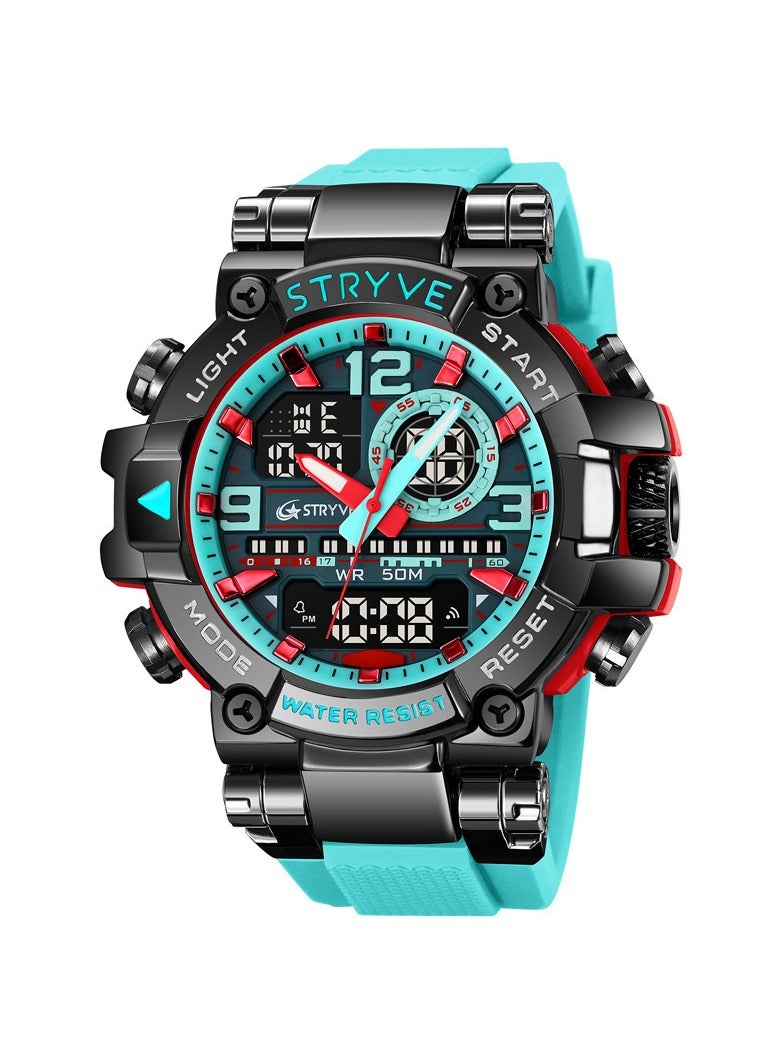 STRYVE New Sporty Colorful Luminous Digital Multifunctional Student Watch - Image 1