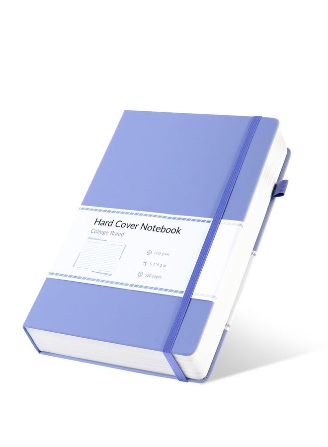 CAGIE Purple Journal Notebook for Women Men 320 Pages 100 Gsm Paper Thick Lined Journaling Notebooks A5 Leather Journals for Writing Hardcover Journal SuppliesDiary, 5.7x8.3 In - Image 1