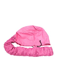 BLUE CORAL Soft Bonnet Hood Hairdryer Attachment, Adjustable Hooded Bonnet for Hand Held Hair Dryer - Drying Styling Curling Deep Conditioning (Pink)  - Image 1