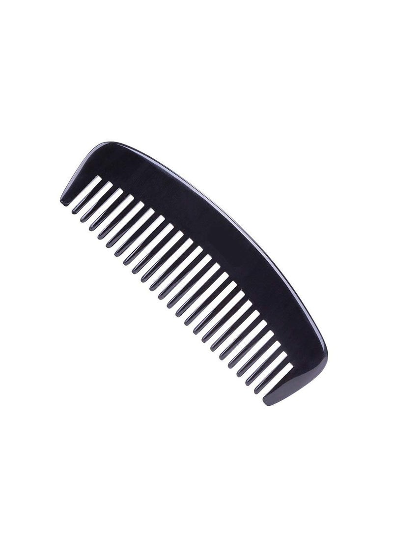 Liasun Exquisite Natural Ox Horn Hair Comb 100 Handmade Premium Quality AntiStatic Comb Without Handle Type Wide tooth 