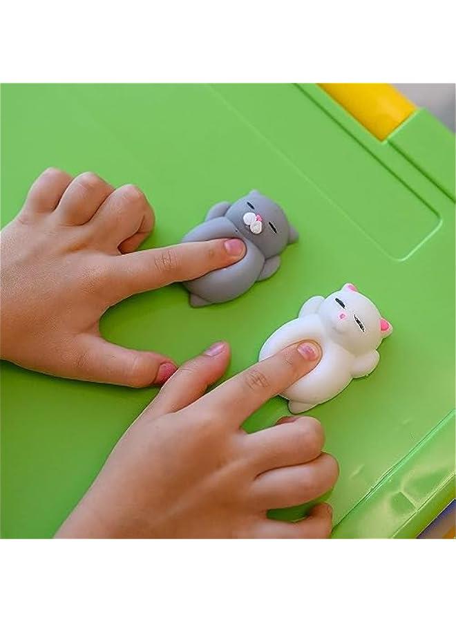 MIXDE 4  pack Soft Silicone Kawaii Kitties Top Stress Relief Toy Unique Gifts for Kids Women Men Adults Best Teenage Girls Teen Boy Tween  Stocking Stuffers Idea Gift - Image 4