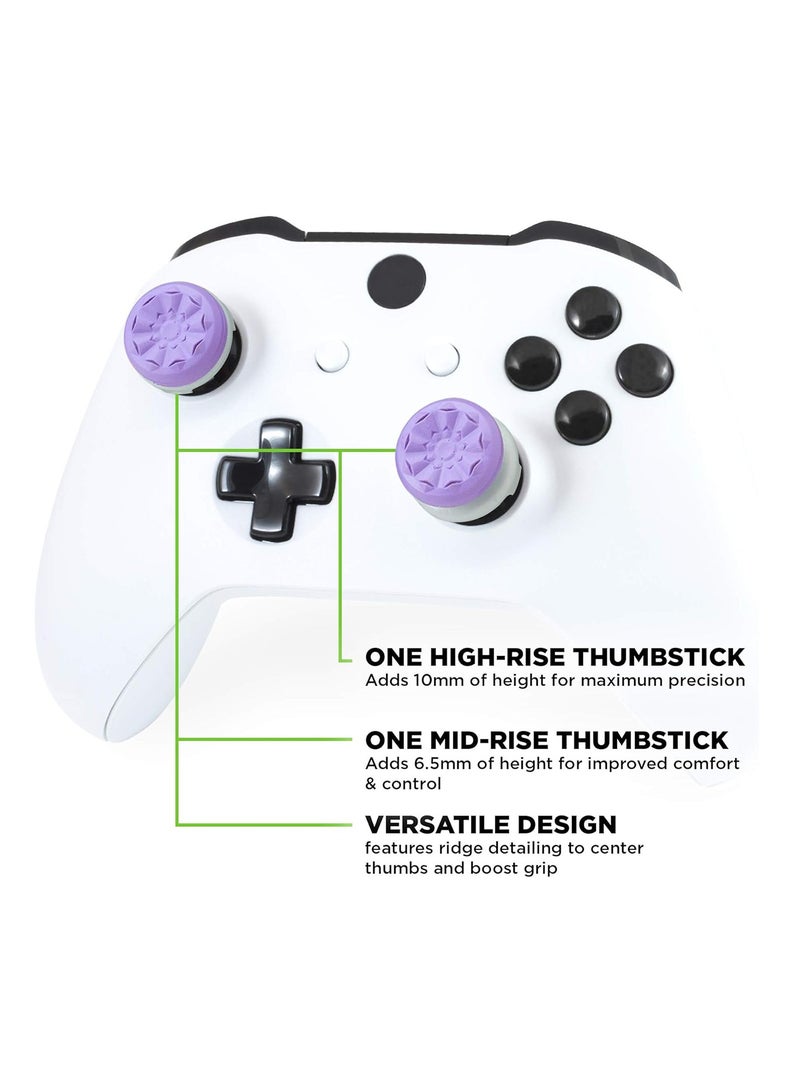 Controller Joystick for Xbox One and Xbox Series X Controller | 2 Performance Thumbsticks | 1 High-Rise, 1 Mid-Rise | Purple  - Image 4