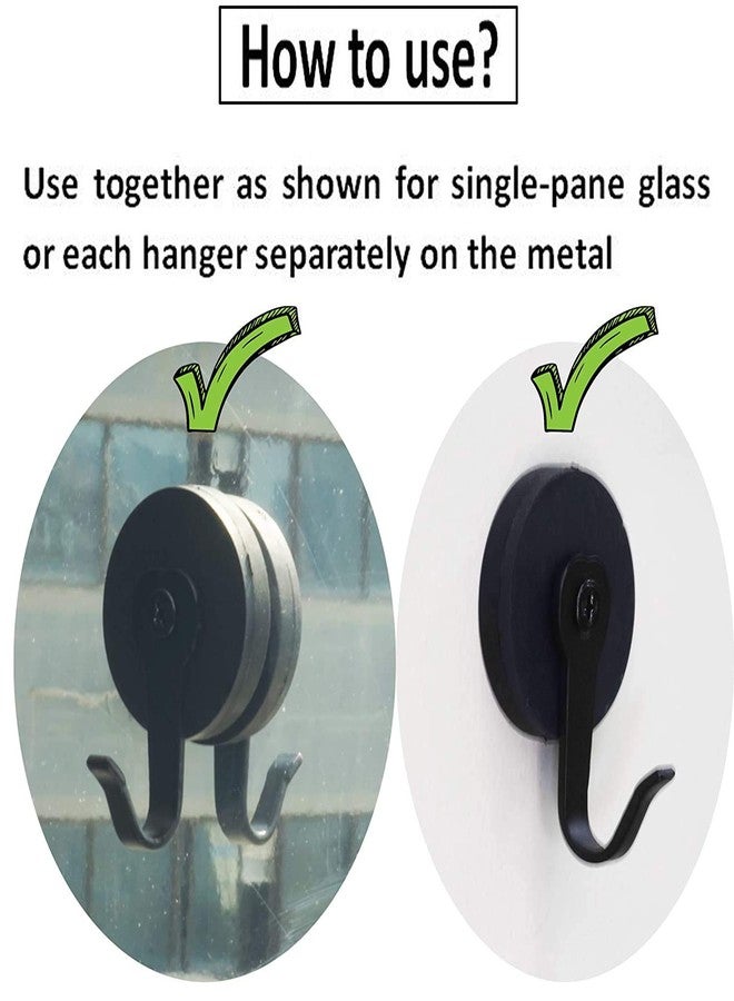 Pmsanzay Magnetic Wreath Hanger － it can be Used on Metal Door - Pack of 2 - Image 2