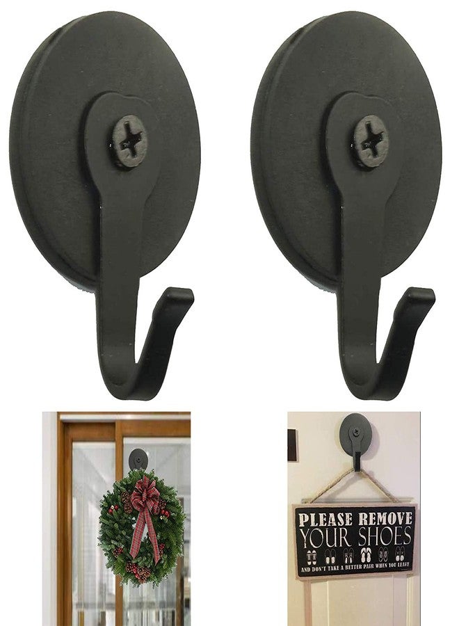 Pmsanzay Magnetic Wreath Hanger － it can be Used on Metal Door - Pack of 2 - Image 1