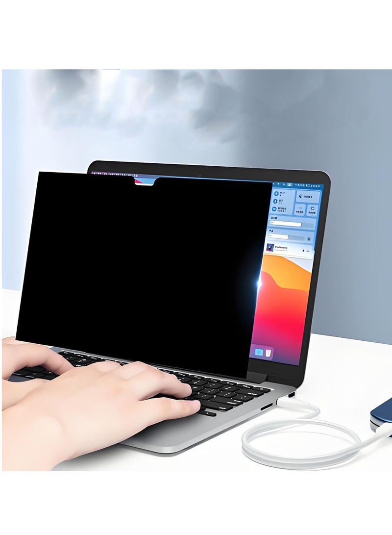 Magnetic film for notebook Macbook Air 13 inch/Pro 13 inch new model - 299*195mm (2018-2022 models) New display screen special magnetic anti-peeping magnetic anti-peeping film - Image 4