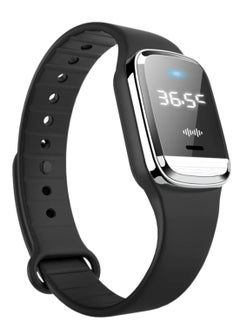KASTWAVE Mosquito Repellent Watch Ultrasonic, Temperature Measurement Bracelets Ultrasonic Mosquito Repellent Bands Deet Free Bug Insect Repellent Band Reusable Long Protection Support Clock -Black  - Image 1