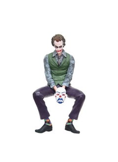 General Marvel DC series Heath Ledger Beauty Man Clown Sitting Suicide Figure Squad Car Model Statue Ornament Gifts for Fans and Friends (24cm)  - Image 3