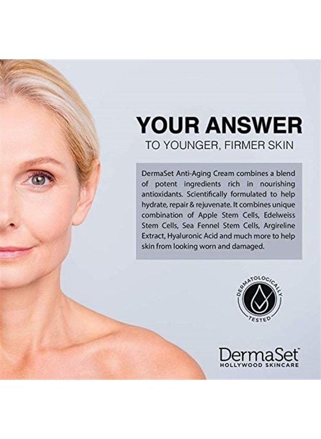 Anti-Aging Renewal Cream (NEW FORMULA) with Plant-Based Stem Cells Advanced Formula to Visibly Reduce Wrinkles, Fine Lines and Crow's Feet Instantly (Double Pack)