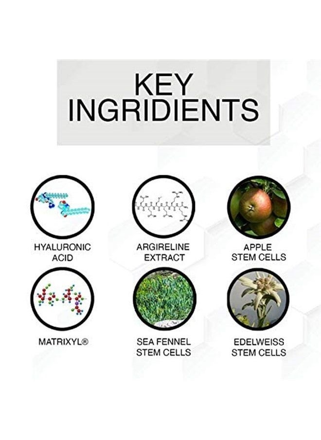 Anti-Aging Renewal Cream (NEW FORMULA) with Plant-Based Stem Cells Advanced Formula to Visibly Reduce Wrinkles, Fine Lines and Crow's Feet Instantly (Double Pack)