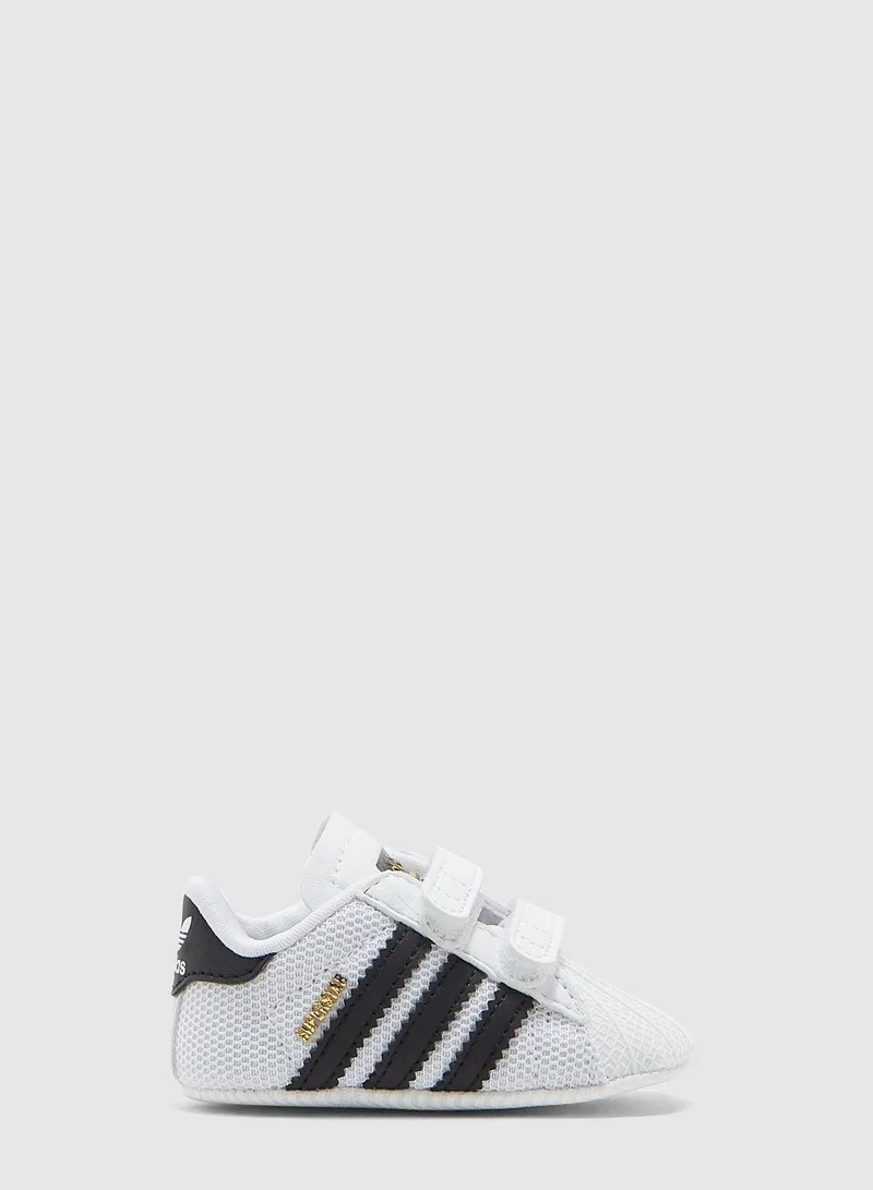 adidas سنيكرز سوبرستار كريب للأطفال الأولاد والبنات