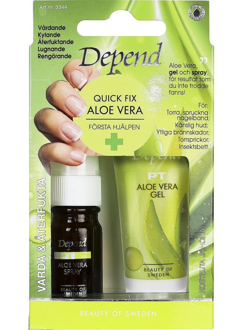 جل الصبار ورذاذ مرطب ونظيف (رقم 3344) 20+5 مل