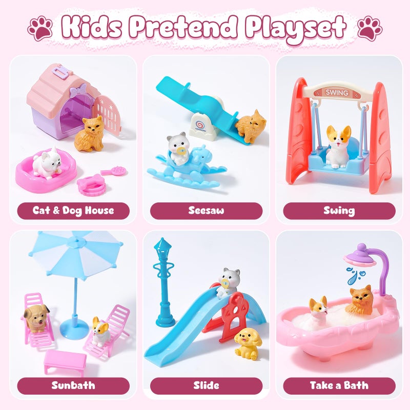 Toylink Bath Bombs for Kids with Surprise Inside for Girls Boys, 12 Pack Kids Bath Bombs with Dog & Cat Toys Pretend Playset Handmade Bubble Bath Fizzies Birthday Christmas Gift Set - Image 5