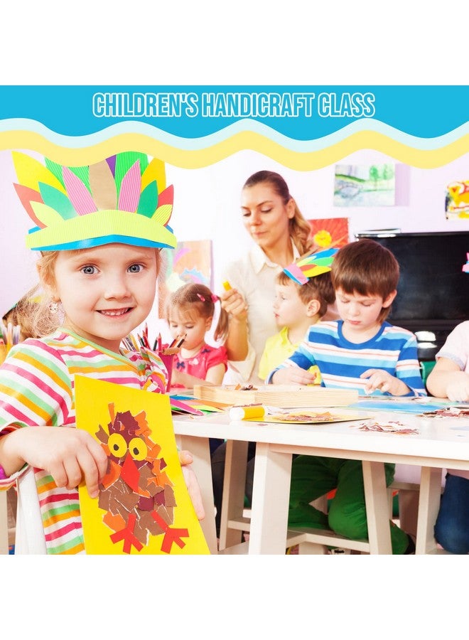 شير ورق ملون للبناء، مقاس A4 9 × 12 بوصة، 1000 ورقة، ورق تلوين ثقيل الوزن للأطفال، لوازم مدرسية فنية بكميات كبيرة (ألوان قوس قزح) - Image 3