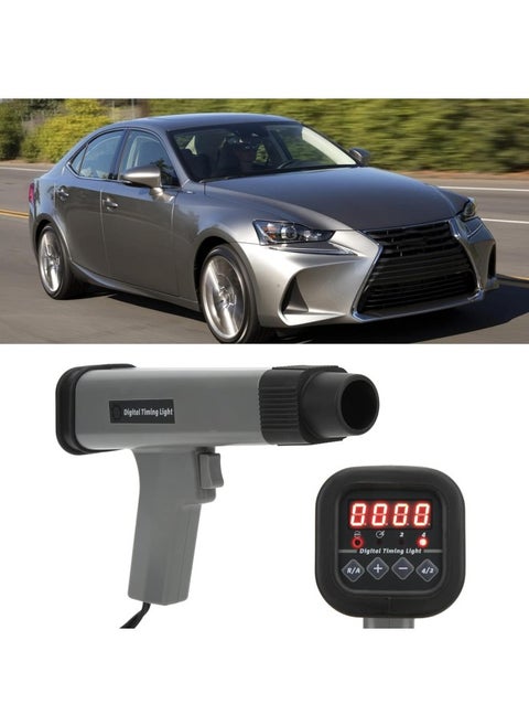 Ignition Timing Light, Practical High Strength Sturdy Engine Timing Light Accurate Digital Display Ignition Timing Light for Motorcycle for Individual Boats, Saloon Cars