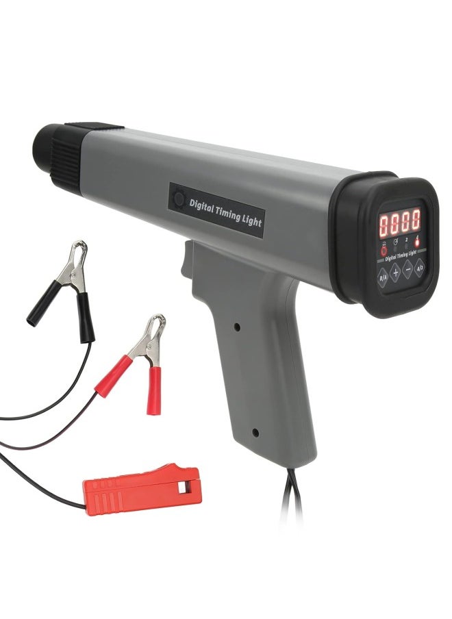 silvercnc - Ignition Timing Light, Practical High Strength Sturdy Engine Timing Light Accurate Digital Display Ignition Timing Light for Motorcycle for Individual Boats, Saloon Cars - Image 1