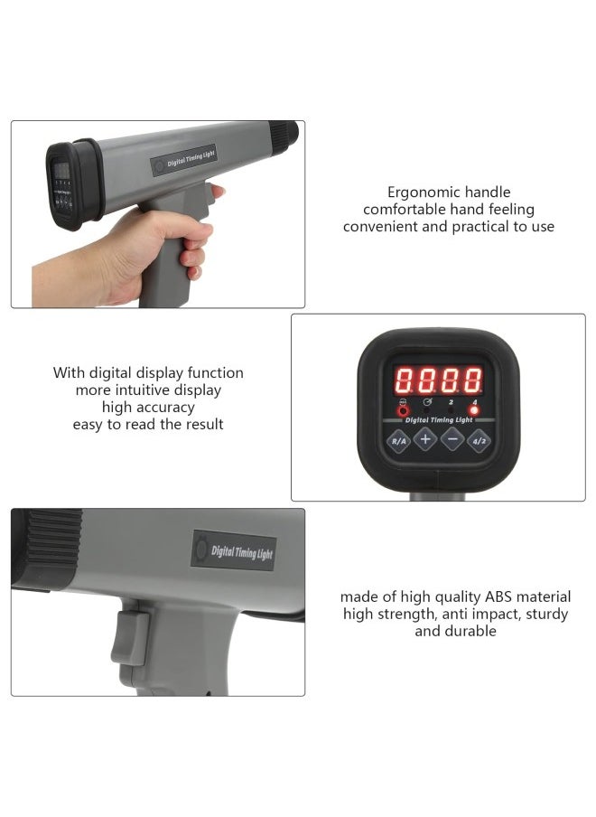 silvercnc - Ignition Timing Light, Practical High Strength Sturdy Engine Timing Light Accurate Digital Display Ignition Timing Light for Motorcycle for Individual Boats, Saloon Cars - Image 1