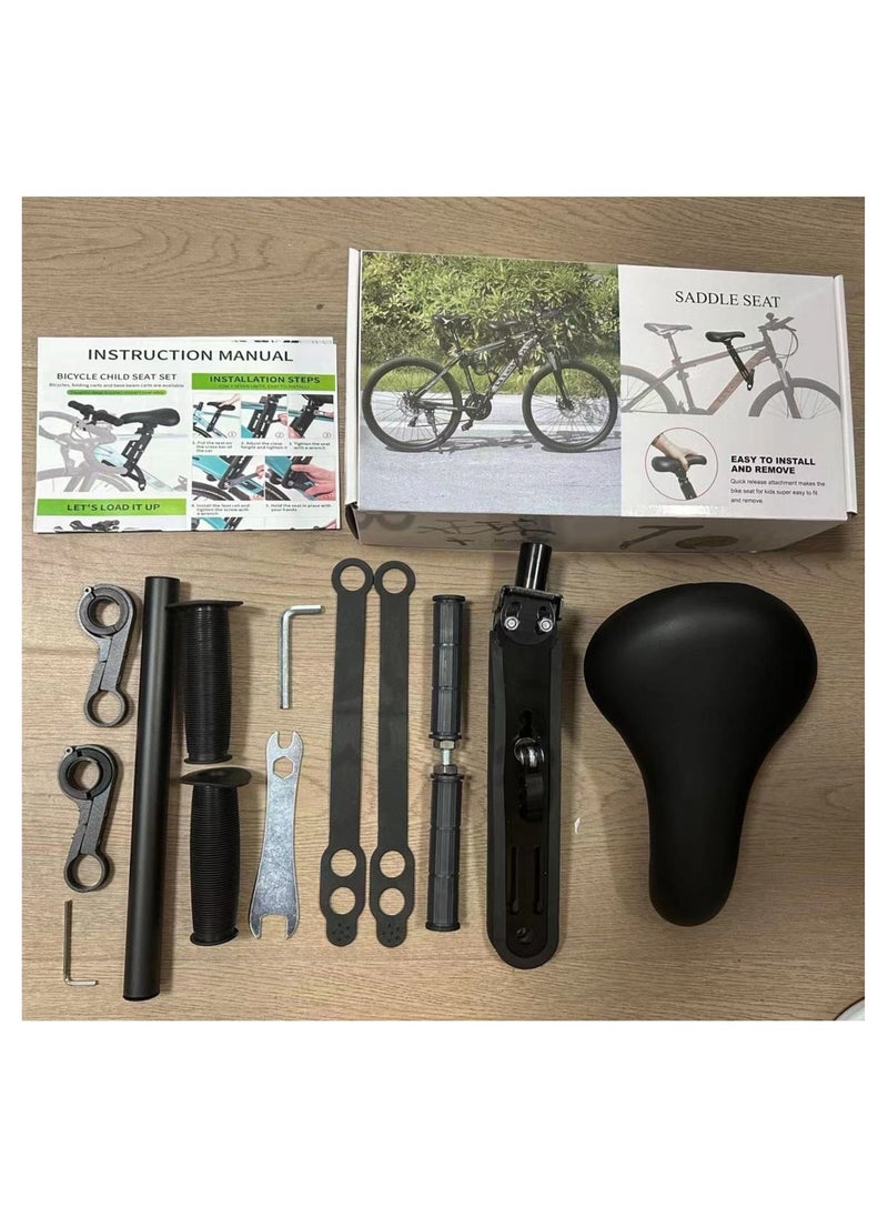 Generic - Child Bike Seat Handlebar Accessories,Front-mounted Bike Seat,Parent And child Riding Accessories,Suitable for Mountain Bikes,Road Bikes,Vintage Bikes - Image 1