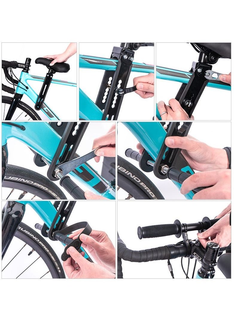 Generic - Child Bike Seat Handlebar Accessories,Front-mounted Bike Seat,Parent And child Riding Accessories,Suitable for Mountain Bikes,Road Bikes,Vintage Bikes - Image 1
