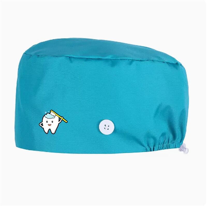 Dentist Work Cap Men'S Nursing Cap Women'S Adjustable Buckle Nurse Operating Room Oral Physician Cap Surgeon Round Cap - Image 5