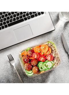 Piccasio 24Pcs Glass Lunch Box Set, Reusable Glass Food Container, Healthy Lunch & Snacks Box with Upgraded Snap Locking Lids, Leakproof, Dishwasher & Microwave Ovens Heating Box for Kids & Adults  - Image 3