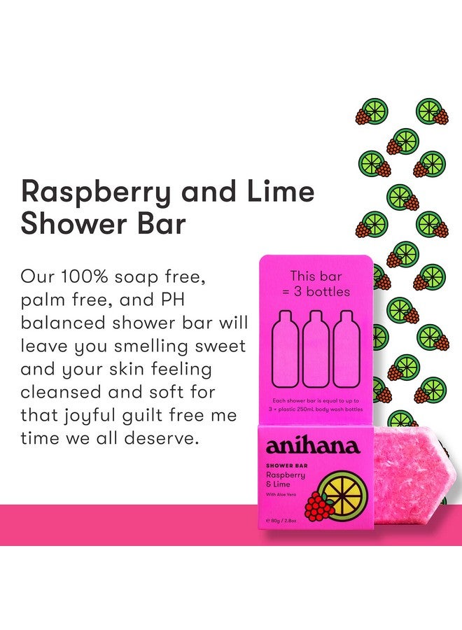 ANIHANA Solid Shower Soap Bar | Gentle Cleansing Moisturizing & Nourishing | Natural Body Wash | Raspberry And Lime | 2.8 Oz - Image 3