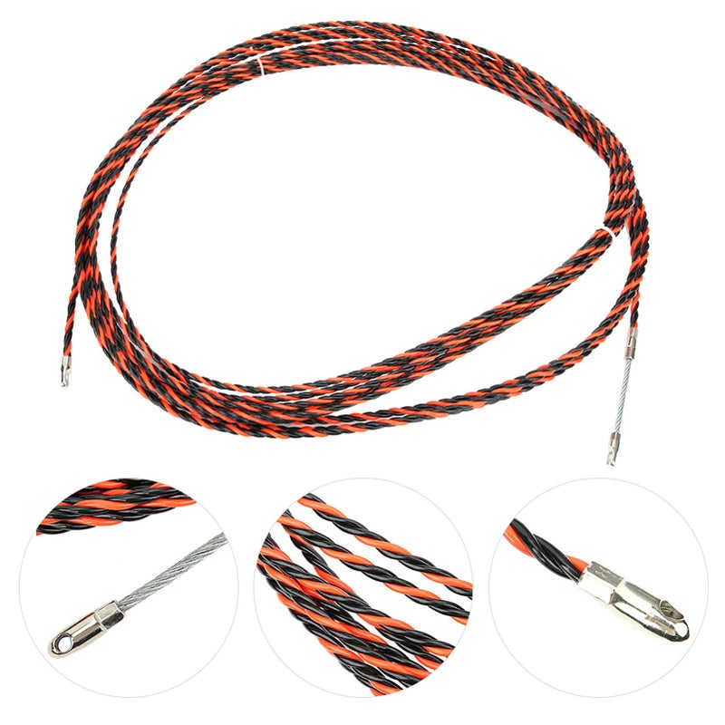 Electrical Wire Threader Electrician Threading Device with 2 Cable Fasteners10M - Image 3