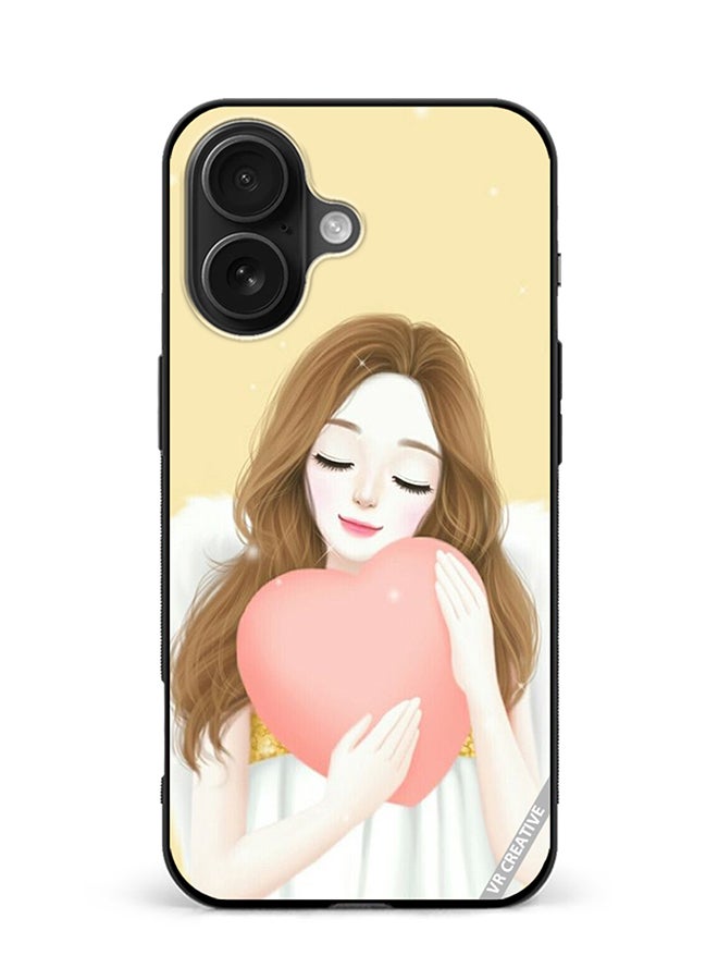 VR CREATIVE Protective Case Cover For Apple iPhone 16 Hearty Design Multicolour