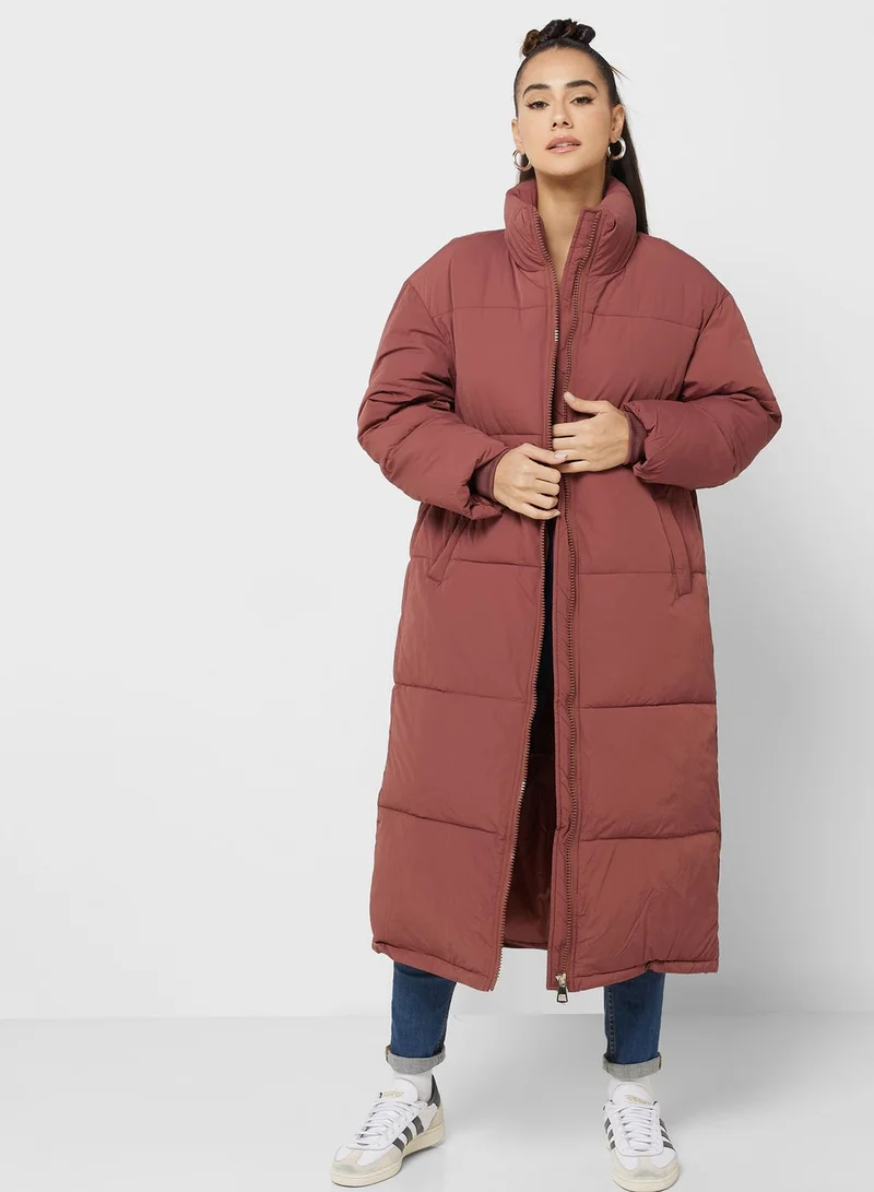 Ginger Urban Minx Longline Padded Jacket