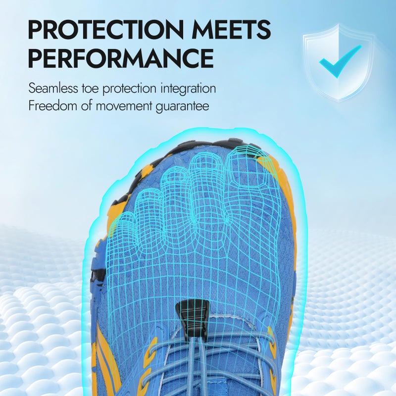 ATHMILE Barefoot Shoes Women Water Shoes Wide Toe Non-Slip Aqua Beach Quick-Dry for Swim Kayak Lake Pool River Hiking Surfing Boating Fishing Diving Cruise Ship Essentials - Image 2